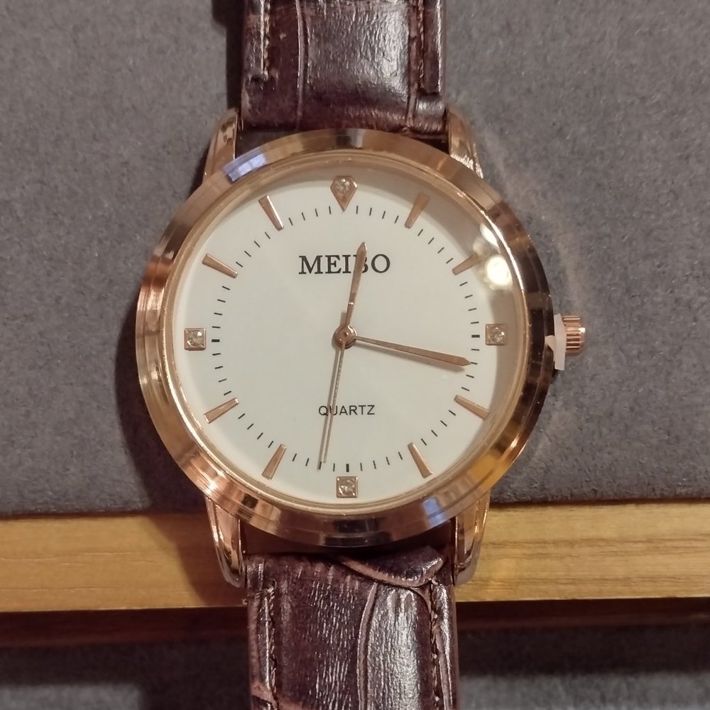 NEW Men's Brown Band Watch